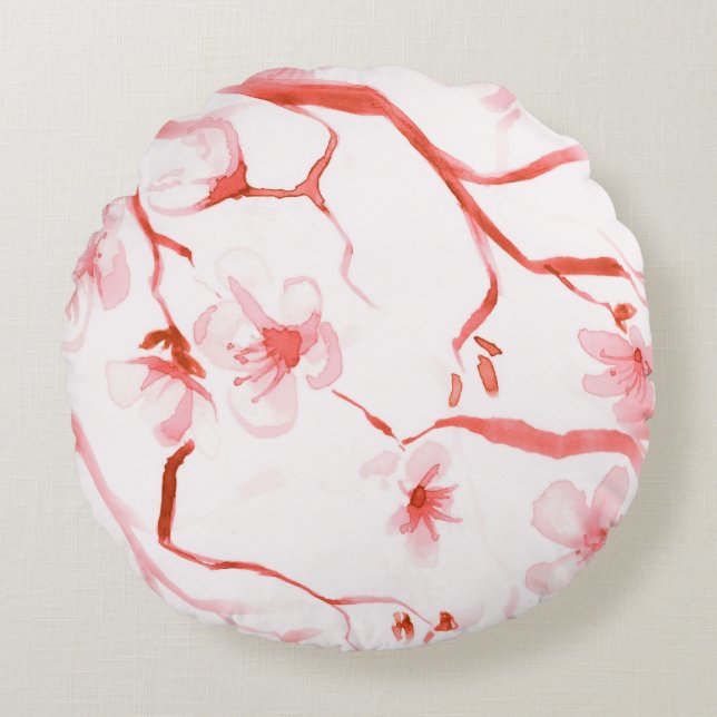 Elegante kussens met bloemmotief (Voorkant)