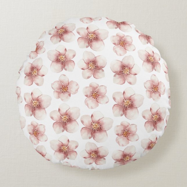 Elegante kussens met bloempatroon (Voorkant)