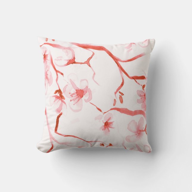 Elegante kussens met bloempatroon (Voorkant)