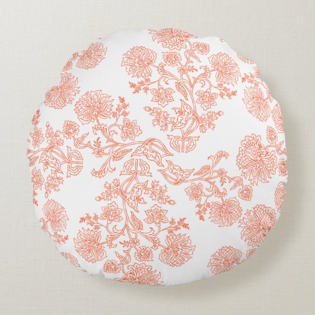 Elegante kussens met bloempatroon (Voorkant)