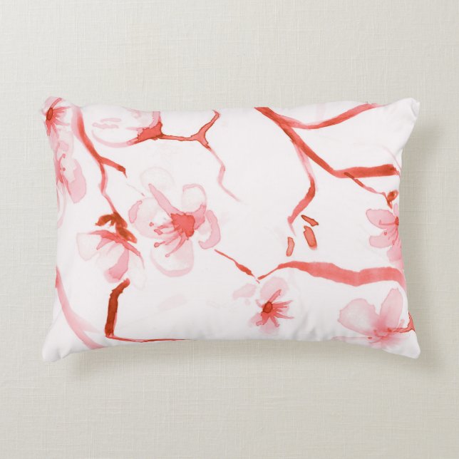 Elegante kussens met bloempatroon (Voorkant)