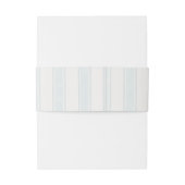 Elegante Kust Blauwe Schelp Uitnodigingen Wikkel (Achterkant Voorbeeld)