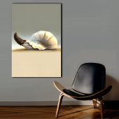 Elegante kust huis decor canvas afdruk