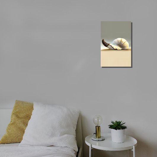 Elegante kust huis decor canvas afdruk
