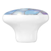 Elegante Kust Keramische Knop (Zijkant)