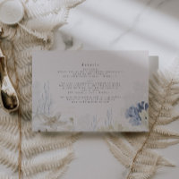 Elegante Kustbruiloft Dusty Blue