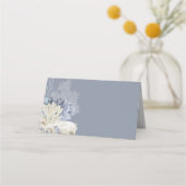 Elegante Kuststrand Bruiloft Plaats Kaart Plaatskaartje (Achterkant)