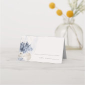 Elegante Kuststrand Bruiloft Plaats Kaart Plaatskaartje (Voorkant)