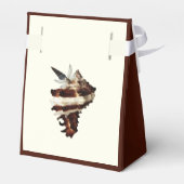 Elegante Kustzee Schelp Vlinder Bedankdoosjes (Achterkant)