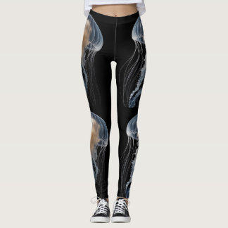 "Elegante kwal Leggings: Unieke oceaan-geïnspireer Leggings