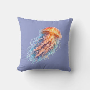 Elegante kwal oceaan fantasie illustratie kussen