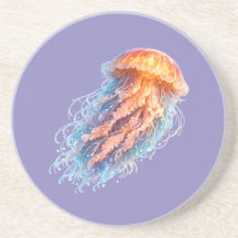 Elegante kwal oceaan fantasie illustratie