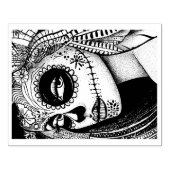 Elegante La Catrina stempel (Afrduk)