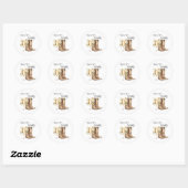 Elegante laarzen en bruisende bruiloft Sticker (Vel)