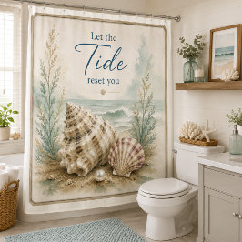 Elegante Laat het Getijde Je Resetten Gordijn voor