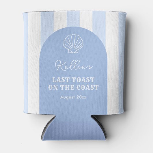 Elegante laatste toast bruidsfeest cadeau blikjeskoeler (Voorkant)