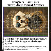 Elegante Labrador Hond, Gouden filigraan CM3 Decou Tissuepapier