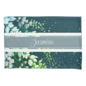 Elegante Laburnum Cascade Kussensloop (Voorkant-Links)