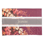 Elegante Laburnum Cascade Kussensloop (Voorkant-Rechts)