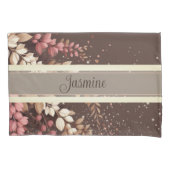 Elegante Laburnum Cascade Kussensloop (Voorkant-Links)