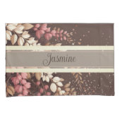 Elegante Laburnum Cascade Kussensloop (Voorkant-Rechts)