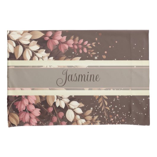 Elegante Laburnum Cascade Kussensloop (Voorkant-Rechts)