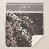 Elegante Laburnum Cascade Sherpa Deken (Voorkant)