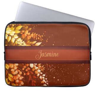 Elegante Laburnumwaterval Laptop Sleeve
