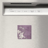 Elegante Lace Lovers Save the Date Magnet (Insitu (Vaatwasser))