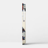 ELEGANTE LADY FLORAL DRESS MET ZWARTE WITTE STROME Case-Mate iPhone CASE (Achterkant / Links)