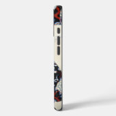 ELEGANTE LADY FLORAL DRESS MET ZWARTE WITTE STROME Case-Mate iPhone CASE (Achterkant / Links)