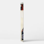 ELEGANTE LADY FLORAL DRESS MET ZWARTE WITTE STROME Case-Mate iPhone CASE (Achterkant / Rechts)