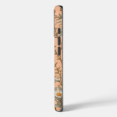 Elegante Lama en Daisy bloemen op perzik Case-Mate iPhone Case (Achterkant / Links)