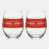 Elegante Lamassu Drinkware Set Wijnglas Zonder Voet (Rechts)