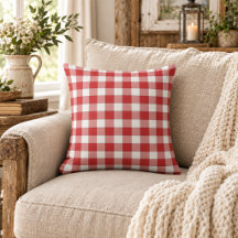 Elegante landelijke picknick wit rood geruit