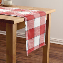 Elegante landelijke picknick wit rood geruit