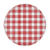 Elegante landelijke picknick wit rood geruit snijplank (Voorkant)
