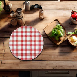 Elegante landelijke picknick wit rood geruit snijplank