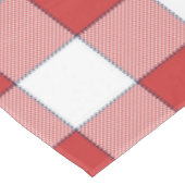 Elegante landelijke picknick wit rood geruit tafelkleed (Gekanteld)