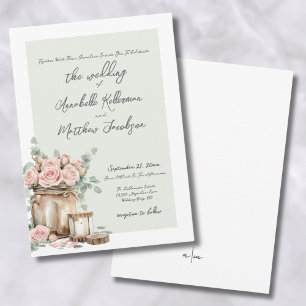 Elegante Landelijke Rozen in Potten Landelijke Tro Kaart
