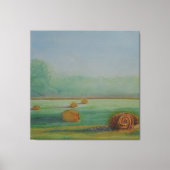 Elegante landelijke weide glooiende heuvels landsc canvas afdruk (Voorkant)