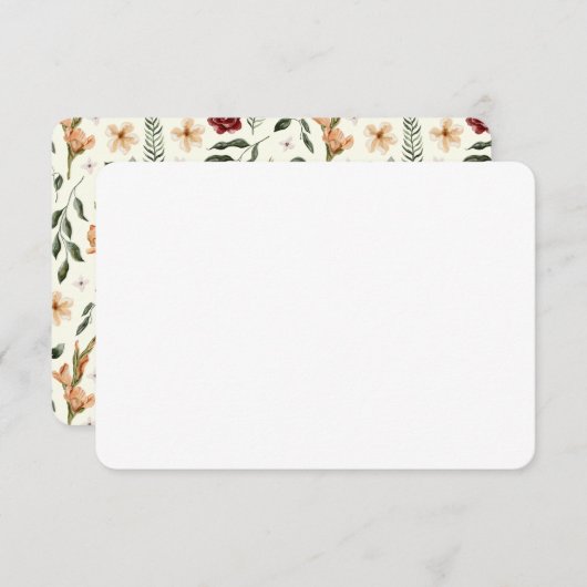 Elegante landhuis | Ranch groene bijlage kaart (Voorkant / Achterkant)