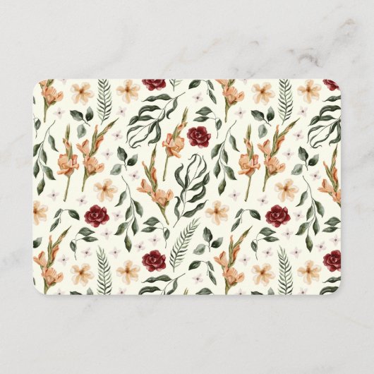 Elegante landhuis | Ranch groene bijlagekaart Informatiekaartje (Achterkant)