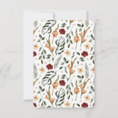 Elegante landhuis | Ranch-reactiekaart  RSVP Kaartje (Achterkant)