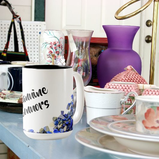 Elegante Lapis Lazuli Edelsteen Kristallen Mok