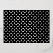 Elegante Las Vegas bestemming bruiloft aankondigin Folie Uitnodiging (Achterkant)