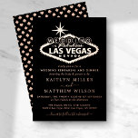 Elegante Las Vegas bestemming bruiloft repetitie Folie Uitnodiging<br><div class="desc">Vier in stijl met deze stijlvolle en zeer trendy bruiloft repetitie diner uitnodiging. Dit ontwerp is gemakkelijk te personaliseren met uw speciale evenementenformulering en uw gasten zullen blij zijn wanneer ze deze fantastische uitnodigingen ontvangen. Overeenkomende bruidsartikelen zijn te vinden in het collectie.</div>