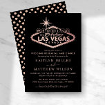 Elegante Las Vegas bestemming bruiloft repetitie Kaart<br><div class="desc">Vier in stijl met deze elegante en zeer trendy Las Vegas bruiloft repetitie diner uitnodigingen. Het ontwerp is gemakkelijk te personaliseren met uw eigen speciale evenementenbewoording en uw gasten zullen blij zijn wanneer ze deze fantastische repetitie diner uitnodigingen ontvangen. Overeenkomende bruidsartikelen zijn te vinden in het collectie.</div>