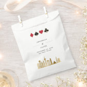 Elegante Las Vegas foto bestemming bruiloft Bedankzakje (Geknipt)