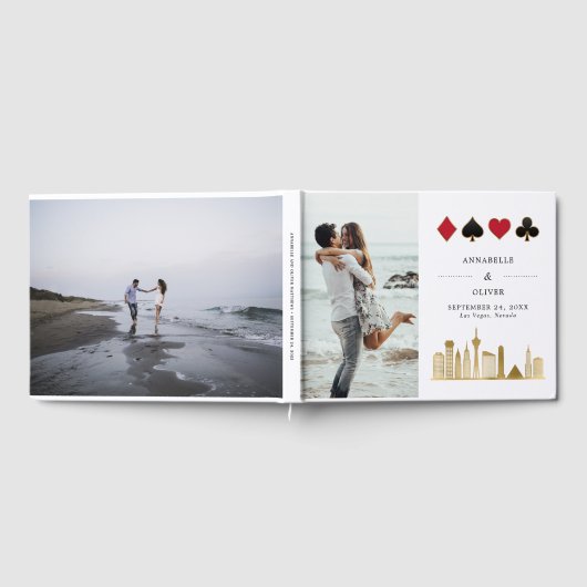 Elegante Las Vegas foto bestemming bruiloft Gastenboek (Volledig)